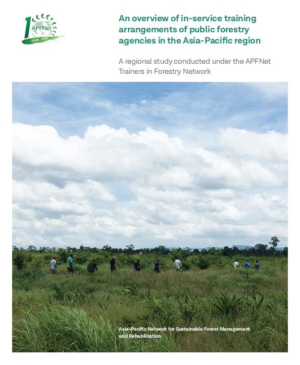 An overview of in-service training arrangements of public forestry agencies in the Asia-Pacific region