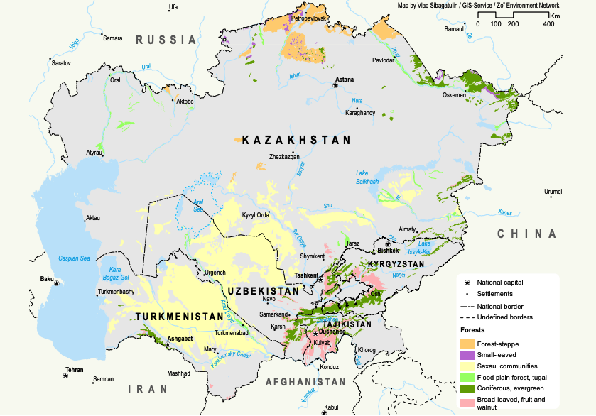 Study on Current Status, International Cooperation, Development Strategy of Forestry and Best Practices of Forest Management in Greater Central Asia