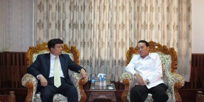 赵树丛会见老挝农林部副部长通帕特旺玛尼