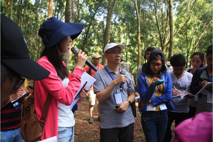 亚太森林组织奖学金学生赴广西学习多功能近自然森林经营理念